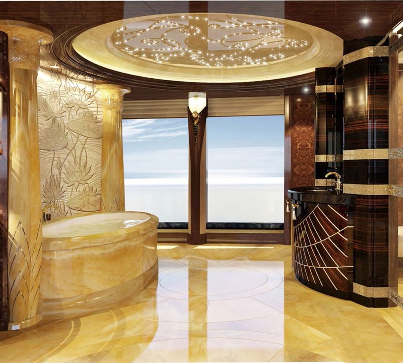 luxury yacht bathrooms